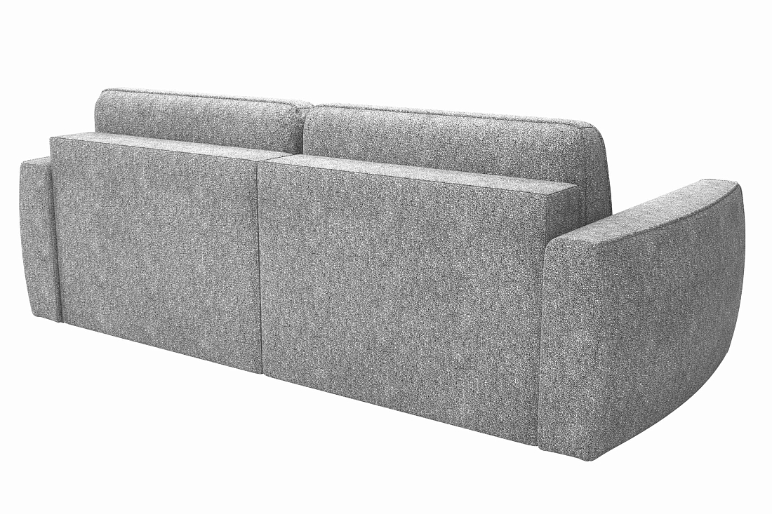 Женева 2S2P / Диван - кровать (еврокнижка) велюр bubble 4 серый